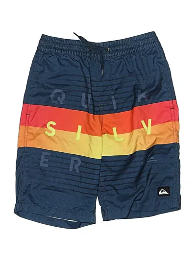 Pre-owned Quiksilver Kids' Board Shorts In Blue