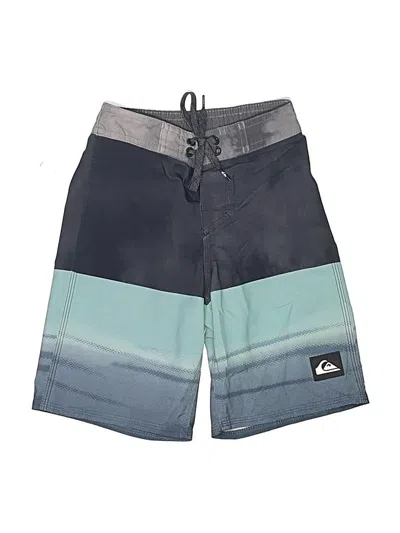 Pre-owned Quiksilver Kids' Board Shorts In Blue