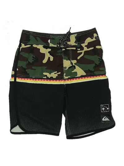 Pre-owned Quiksilver Board Shorts In Green