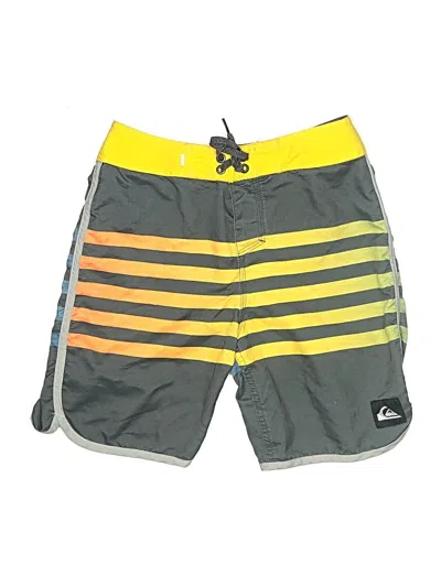 Pre-owned Quiksilver Board Shorts In Yellow