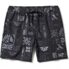 Quiksilver Borderline 17 Swim Trunks In Black