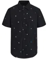 Quiksilver Boys 8-20 Apero Classic Short Sleeve Shirt In Blue