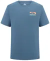 Quiksilver Boys' 8-20 Half-step Short-sleeve T-shirt In Blue