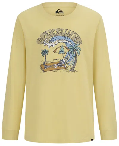 Quiksilver Kids' Boys 8-20 Long Sleeve T-shirt In Yellow