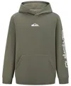 Quiksilver Boys' 8-20 Omni Logo Long-sleeve Hoodie In Green