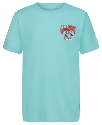 Quiksilver Kids' Boys' 8-20 Shark Run Short-sleeve T-shirt In Blue