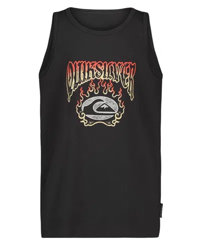 Quiksilver Kids' Boys' 8-20 Temple Flames Crewneck Tank Top In Blue