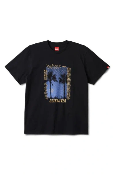 Quiksilver Byond The Palms Graphic T-shirt In Black