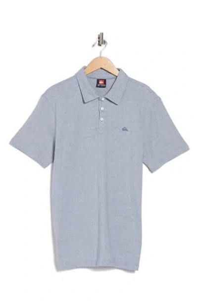 Quiksilver Cameron Yarn Dyed Polo In Gray