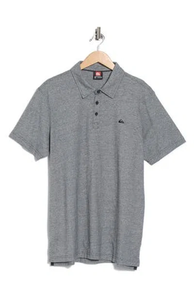Quiksilver Cameron Yarn Dyed Polo In Gray