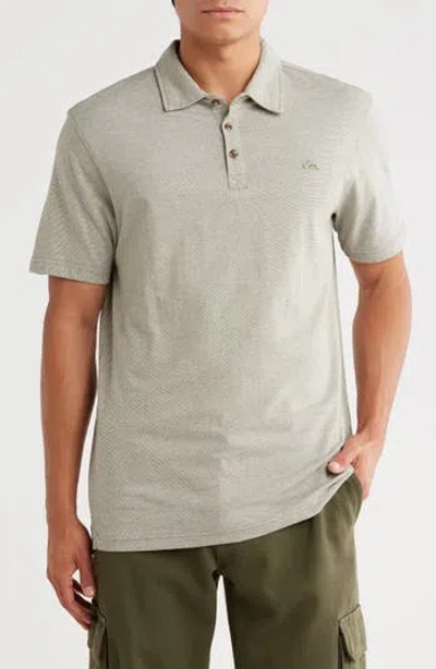Quiksilver Cameron Yarn Dyed Polo In Green