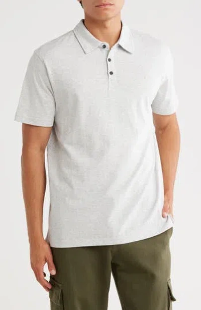 Quiksilver Cameron Yarn Dyed Polo In Gray