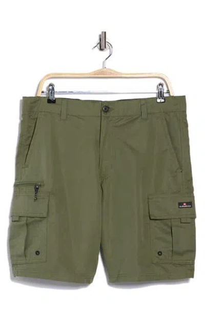 Quiksilver Cargo Shorts In Green