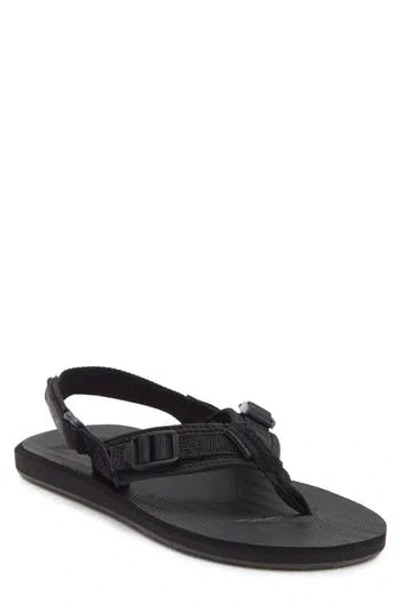 Quiksilver Carver Slingback Sandal In Black