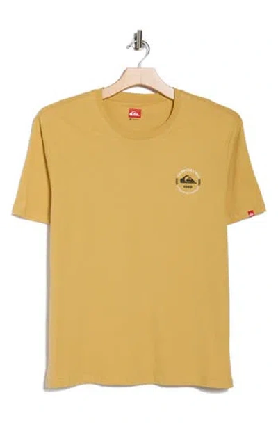 Quiksilver Circle Time Graphic T-shirt In Brown