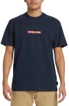 QUIKSILVER QUIKSILVER CLICKER LOGO ORGANIC COTTON GRAPHIC T-SHIRT