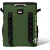 Quiksilver Coastal 20l Multi-layer Insulated Zipperless Cooler Backpack With Bottle Opener In Green