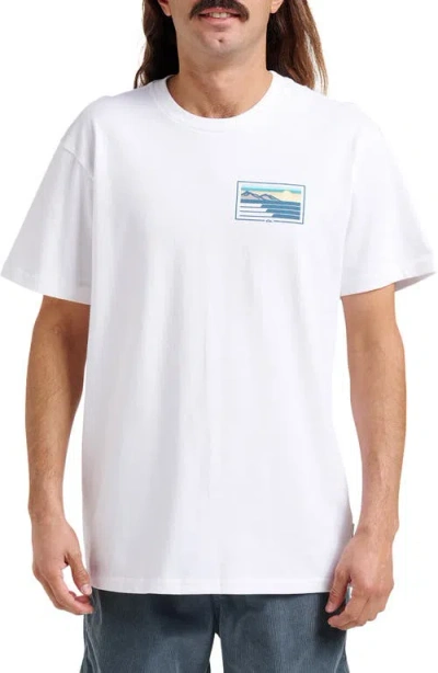 Quiksilver Coastal Vibes Graphic T-shirt In White