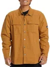 Quiksilver Cold Snap Canvas Jacket In Bone Brown