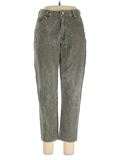 Pre-owned Quiksilver Cord Pant In Green