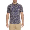 Quiksilver Cosmic Fields Classic Short Sleeve Button-up Shirt In Multi