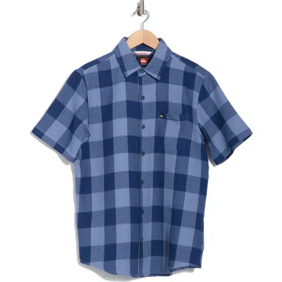Quiksilver Danya Short Sleeve Cotton Button-up Shirt