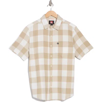 Quiksilver Danya Short Sleeve Cotton Button-up Shirt