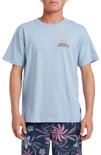 Quiksilver Dawn Patrol Graphic T-shirt In Blue