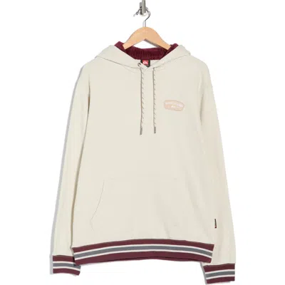 Quiksilver Dion Stripe Trim Hoodie In Multi