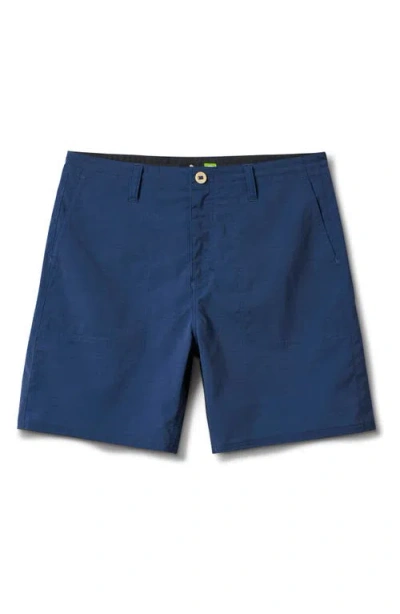 Quiksilver Dna Amphibian Hybrid Board Shorts In Navy