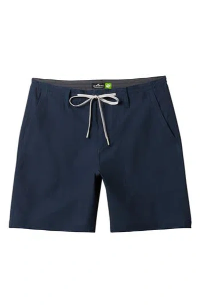 Quiksilver Dna Amphibian Hybrid Board Shorts In Navy