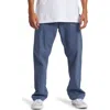 Quiksilver Dna Beach Organic Cotton Twill Pants In Vintage Indigo