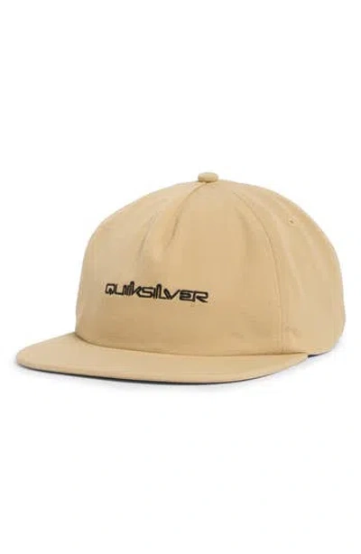Quiksilver Dna Omni Snapback Hat In Khaki