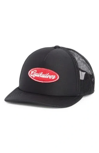 Quiksilver Dwell On Me Trucker Hat In Black
