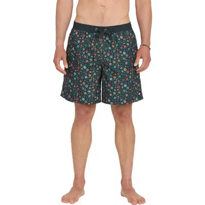 QUIKSILVER QUIKSILVER EVERYDAY DITSY FLORAL VOLLEY SWIM TRUNKS