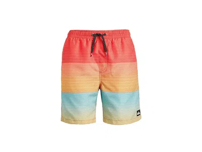 Quiksilver Everyday Mix Volley Boy's Shorts Fiery Coral : Lg (14 Big Kids), Polyester In Multi