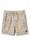 Quiksilver Everyday Mix Volley Swim Trunks In White