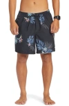 Quiksilver Everyday Mix Volley Swim Trunks In Black