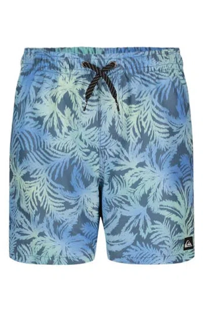 Quiksilver Kids'  Everyday Mix Volley Swim Trunks In Blue