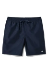 Quiksilver Everyday Solid Volley Swim Trunks In Eclipse