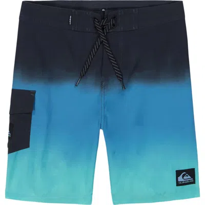 Quiksilver Kids'  Everyday Solid Volley Swim Trunks In Turquoise