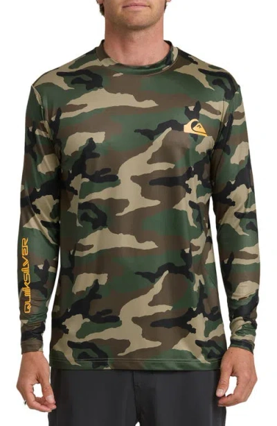 Quiksilver Everyday Surf Long Sleeve Performance Rashguard In Multi