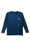 Quiksilver Everyday Surf Long Sleeve Performance Rashguard In Navy