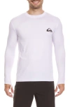 Quiksilver Everyday Surf Long Sleeve Performance Rashguard In White