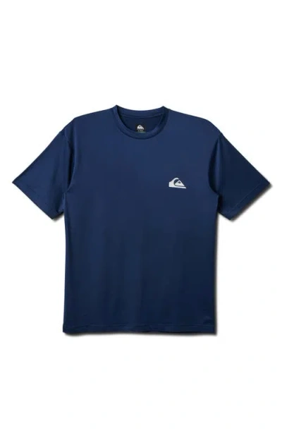 Quiksilver Everyday Surf Short Sleeve Rashguard In Navy