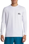 Quiksilver Everyday Surf Upf 50+ Long Sleeve T-shirt In White