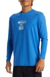 Quiksilver Everyday Surf Upf 50+ Long Sleeve T-shirt In Crown Bluednu