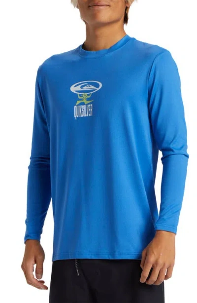 Quiksilver Everyday Surf Upf 50+ Long Sleeve T-shirt In Crown Bluednu