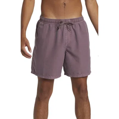 Quiksilver Everyday Surfwash Volley Swim Trunks In Purple