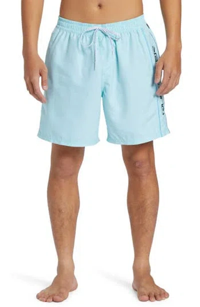 Quiksilver Everyday Vert Volley Swim Trunks In Island Paradise